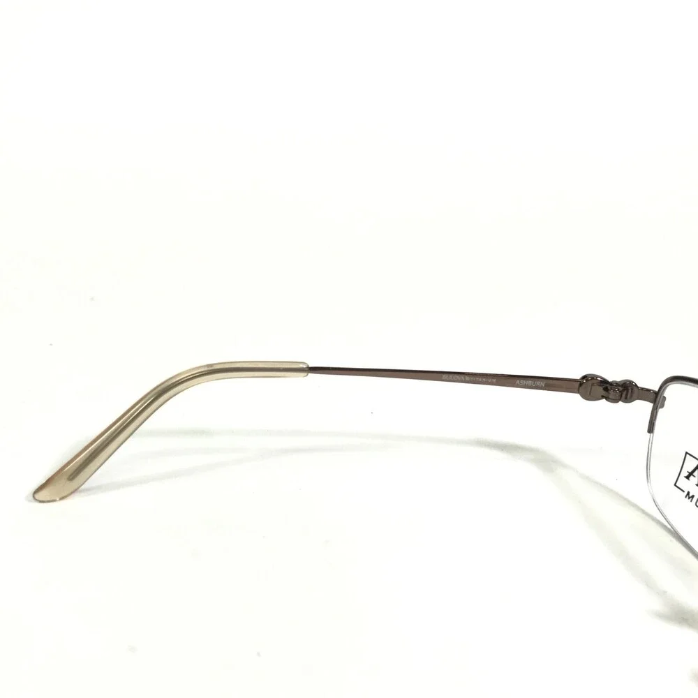 Bulova Eyeglasses Frames ASHBURN BROWN Rectangular Half Rim 52-18-135